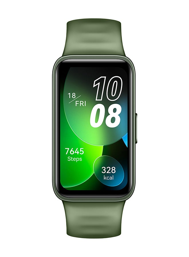 Band 8 Smart Watch, Ultra-thin Design, Scientific Sleeping Tracking, 2-week battery life Emerald Green
