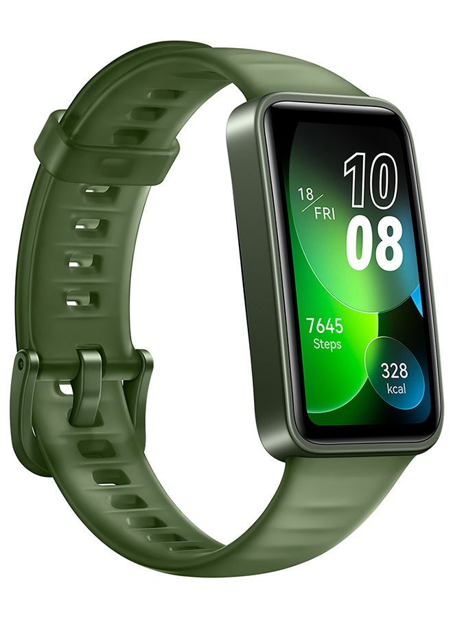 Band 8 Smart Watch, Ultra-thin Design, Scientific Sleeping Tracking, 2-week battery life Emerald Green