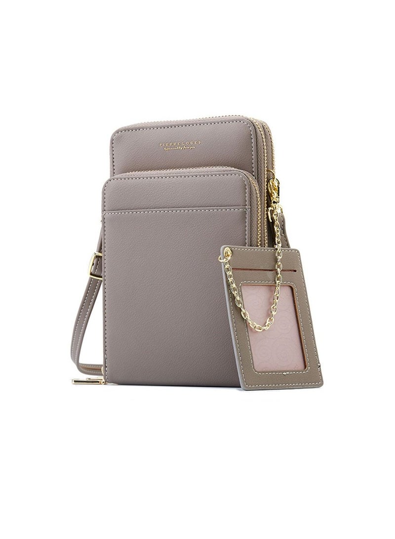Lady's New Multi-functional Crossbody Vertical Crossbody Bag / Mobile Phone Bag / Mobile Phone Bag