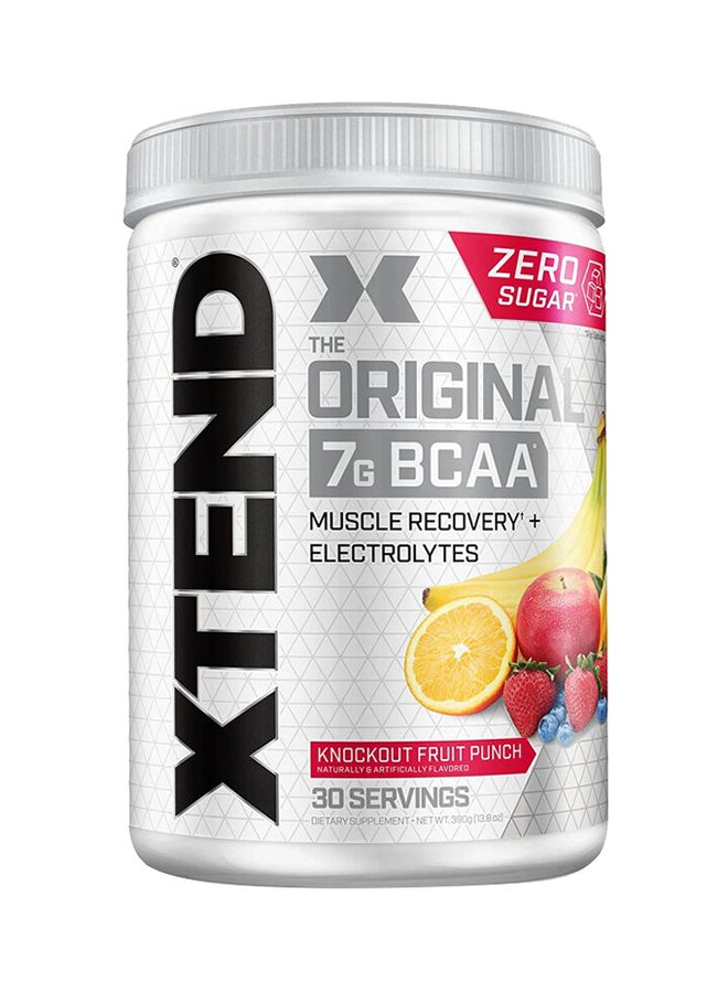 Xtend Original 7G Bcaa Muscle Recovery + Electrolytes, 420 gm, Fruit Punch,30serving