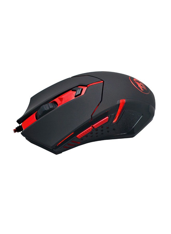 Wired Programmable Optical Gaming Mouse Black/Red