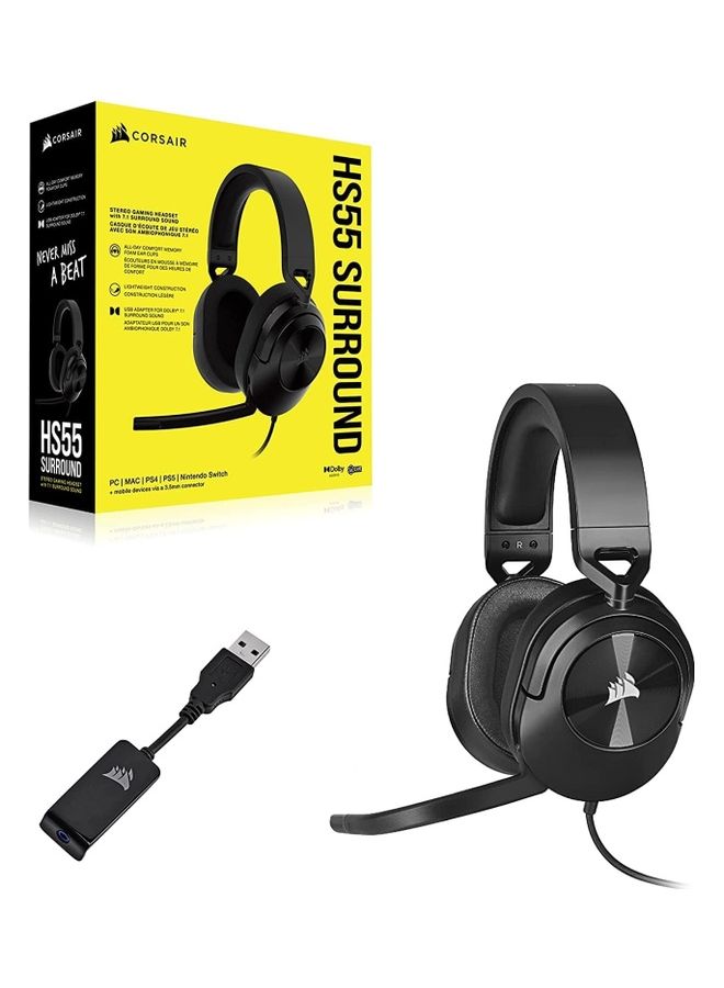 Corsair HS55 Surround Gaming Headset-Black