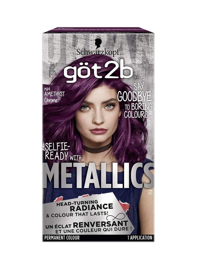 Metallics Amethyst Chrome Hair Colour Metallics Amethyst Chrome