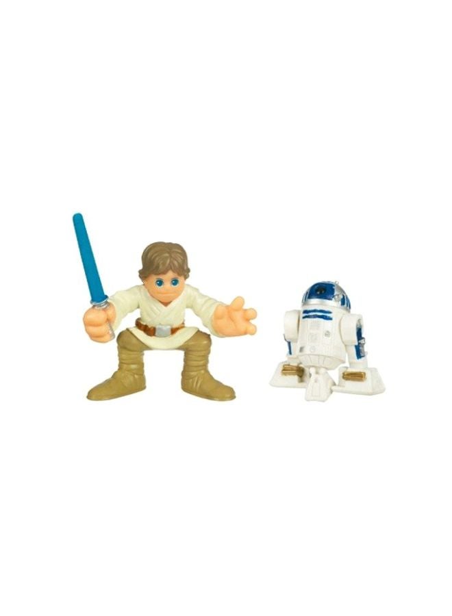 Star Wars Luke Skywalker And R2-D2 Statues 6.5inch