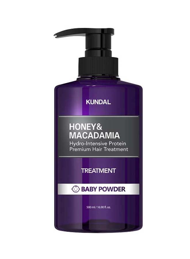 Honey And Macadamia Hydro-Intensive Protein Premium Hair Treatment Baby Powder 500ml