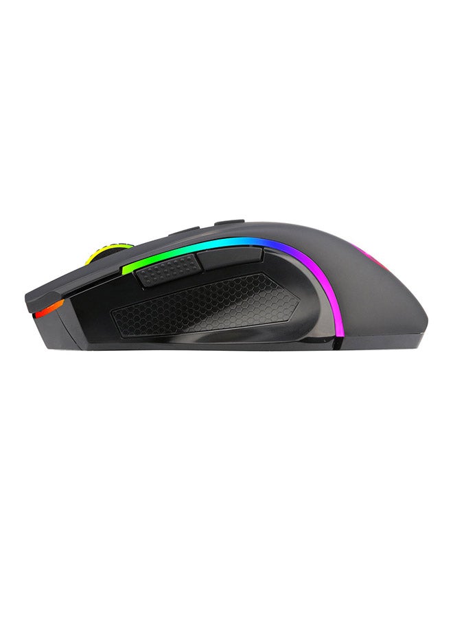 Redragon M602 Griffin RGB Gaming Mouse,RGB Spectrum Backlit Ergonomic Mouse With 7 Programmable Backlight Modes Up To 7200 DPI For Windows PC Gamers (Wireless)