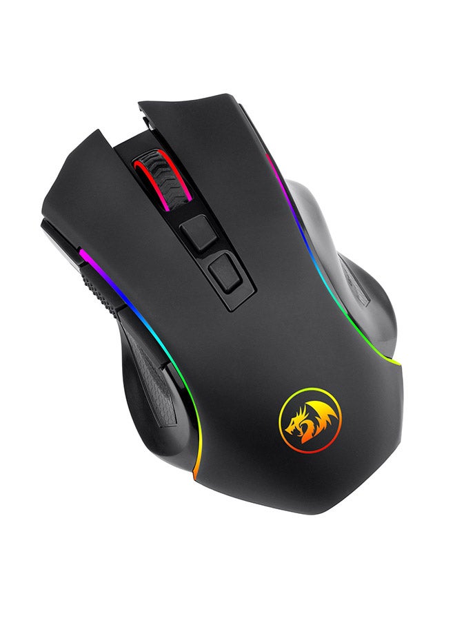 Redragon M602 Griffin RGB Gaming Mouse,RGB Spectrum Backlit Ergonomic Mouse With 7 Programmable Backlight Modes Up To 7200 DPI For Windows PC Gamers (Wireless)