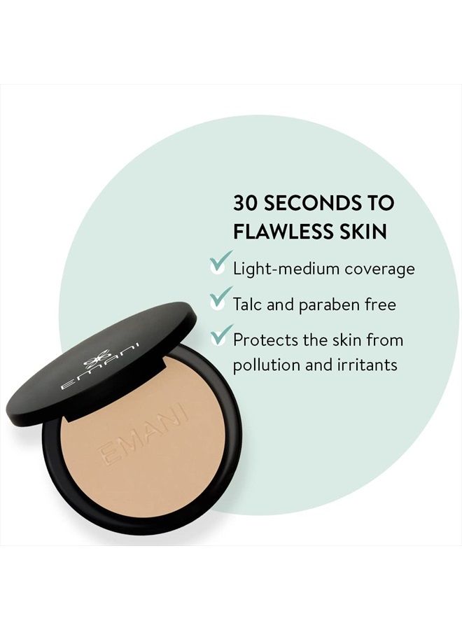 EMANI Vegan Cosmetics Flawless Matte Foundation, 294 Deep Golden, 0.42 Ounce