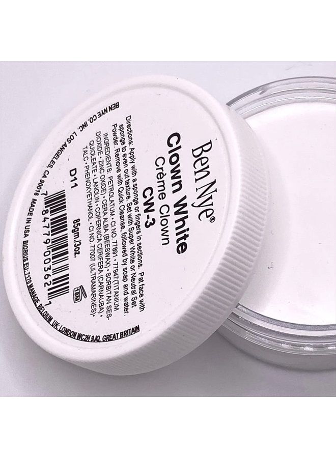 Clown White Makeup ,3 oz