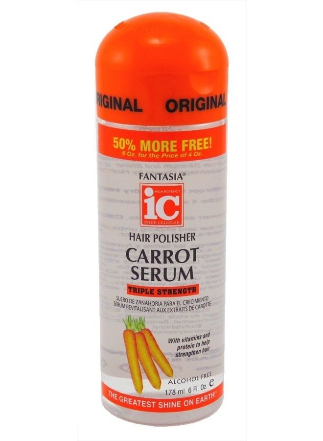 Hair Polisher Carrot Serum Triple Strength 6 Ounce (178ml)