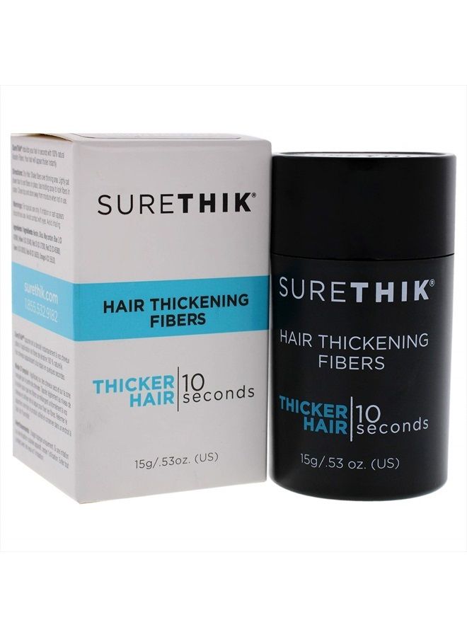 SURETHIK Hair Thickening Fibers for Thicker Looking Hair, Medium Brown, 15g