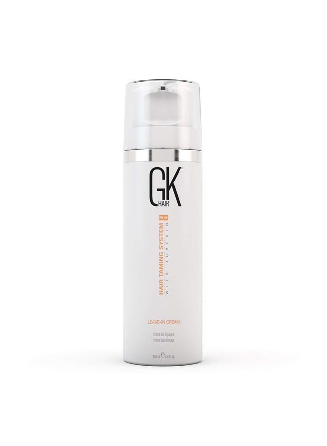 Global Keratin Leave In Conditioner Cream (4.4 Fl Oz/130ml) Conditioning Detangler Hydrating Smoothing Moisturizing & Frizz Control For Dry Damaged Hair Pre Swim Protection - All Hair Types