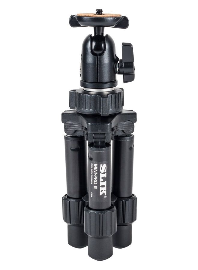 Mini Pro III Table Top Tripod, 2-Section, Max 10