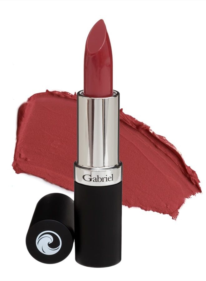 Lipstick (Raisin - Burgundy Wine/Cool Crème), Natural, Paraben Free, Vegan, Gluten-free,Cruelty-free, Non GMO, High performance and long lasting, Infused with Jojoba Seed Oil and Alo
