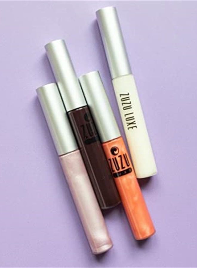 Sheer Gloss (Mischief - Hibiscus Pink/Cool Shimmer), Natural Lip Gloss, Natural, Paraben Free, Vegan, Gluten-free, Cruelty-free, Non GMO, 0.17 oz