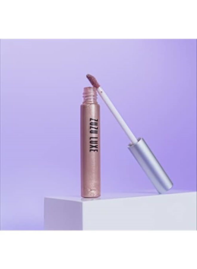 Sheer Gloss (Mischief - Hibiscus Pink/Cool Shimmer), Natural Lip Gloss, Natural, Paraben Free, Vegan, Gluten-free, Cruelty-free, Non GMO, 0.17 oz