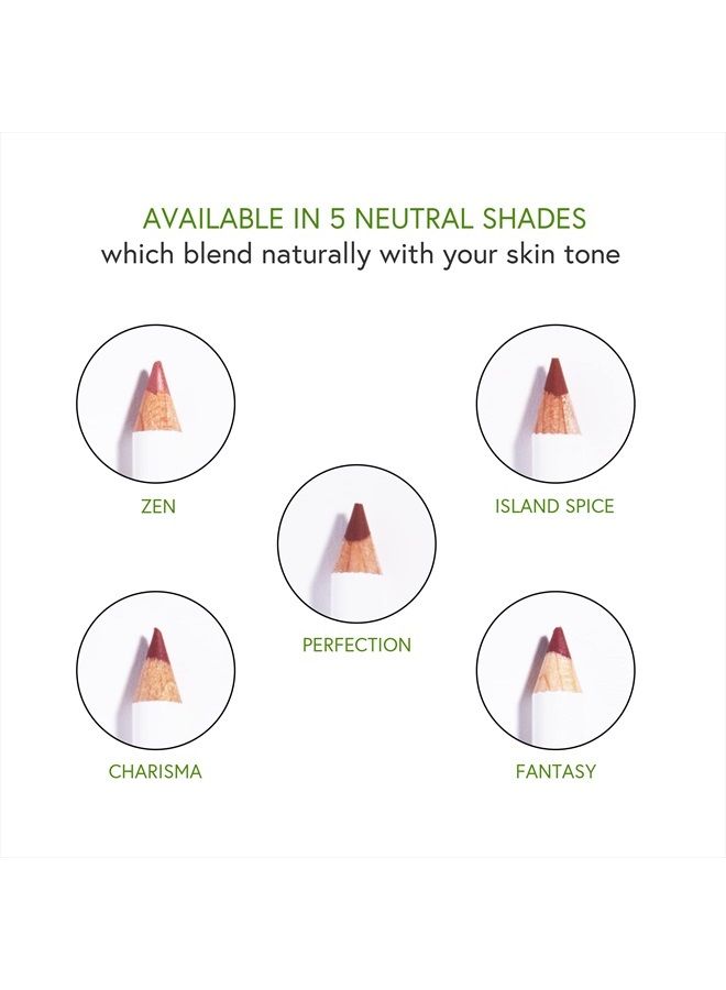 Irresistible Red Lip Liner Pencil,Fantasy (deep red berry) Ultra-Soft Yet Weightless On Lips - Gluten Free, Vegan, Cruelty Free, Paraben Free