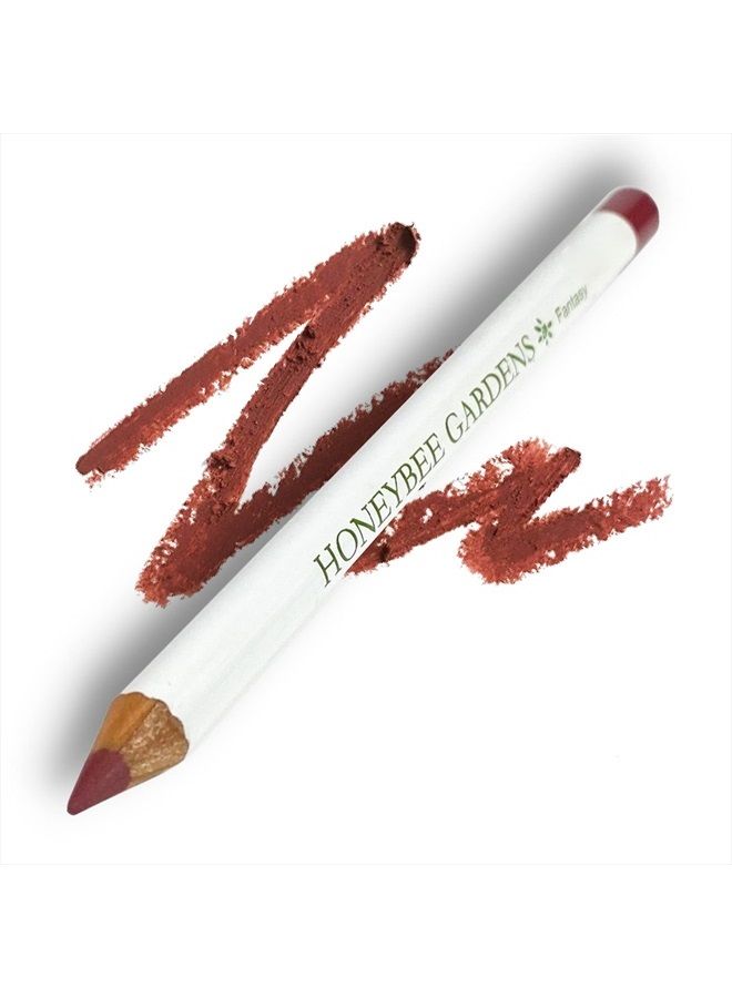 Irresistible Red Lip Liner Pencil,Fantasy (deep red berry) Ultra-Soft Yet Weightless On Lips - Gluten Free, Vegan, Cruelty Free, Paraben Free