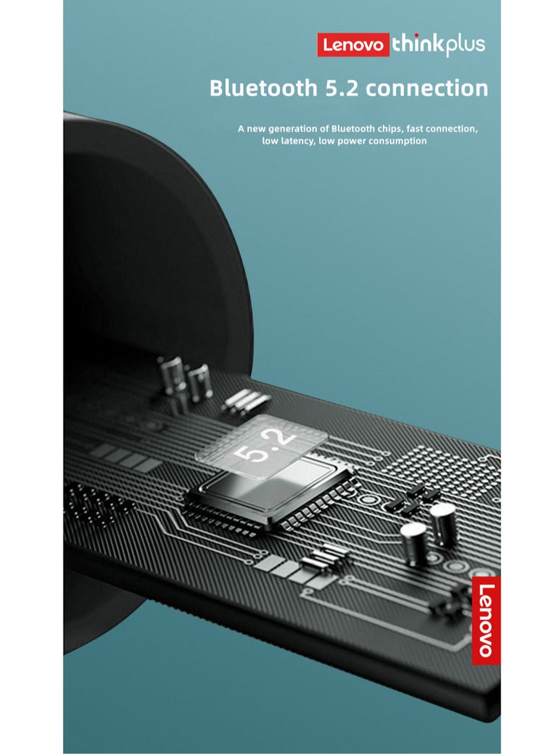 Lenovo XT93 Earphone Bluetooth 5.2 Long Standby 250mAh Battery Headphone HiFi Bass Stereo Sports Earbuds Dual HD Microphone Headset
