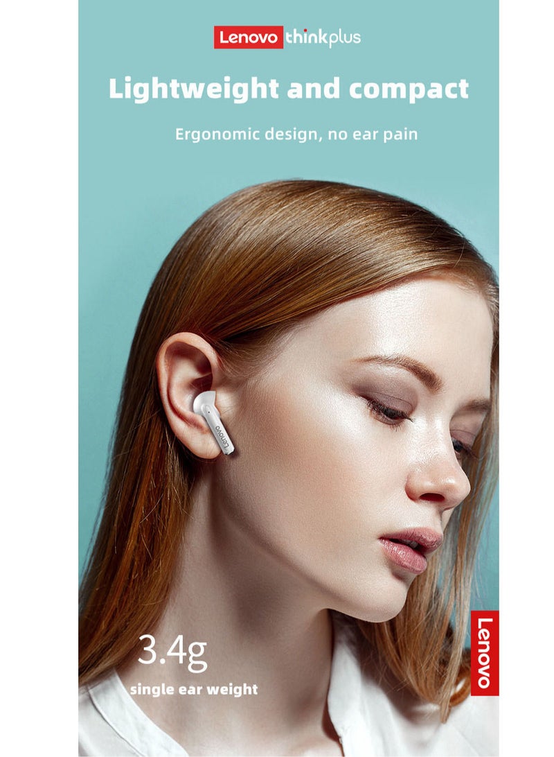 Lenovo XT93 Earphone Bluetooth 5.2 Long Standby 250mAh Battery Headphone HiFi Bass Stereo Sports Earbuds Dual HD Microphone Headset