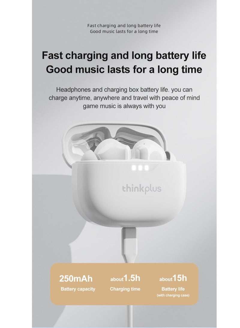 Lenovo LP3 Pro TWS Earphones Wireless Bluetooth 5.2 Earbuds HIFI Sound Noise Reduction HD Call Low Latency Headphones