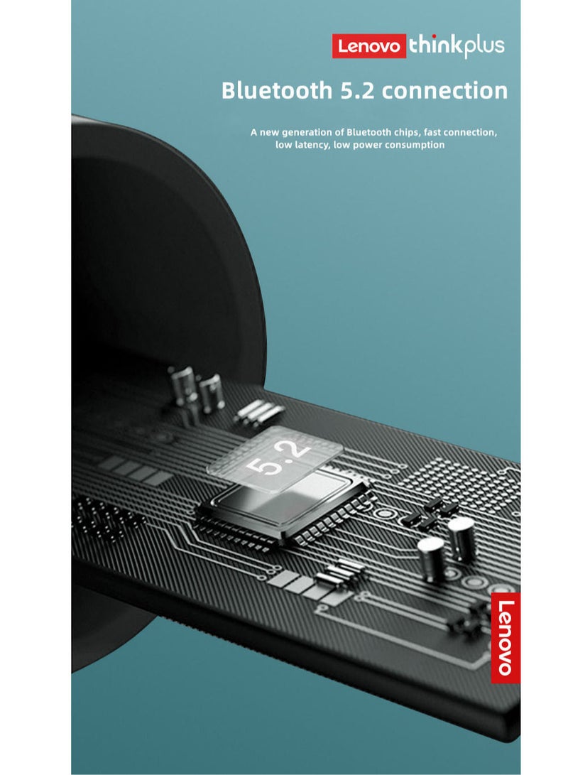 Lenovo XT93 Earphone Bluetooth 5.2 Long Standby 250mAh Battery Headphone HiFi Bass Stereo Sports Earbuds Dual HD Microphone Headset