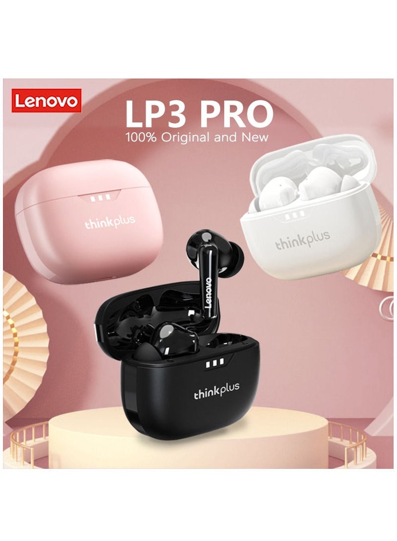 Lenovo LP3 Pro TWS Earphones Wireless Bluetooth 5.2 Earbuds HIFI Sound Noise Reduction HD Call Low Latency Headphones