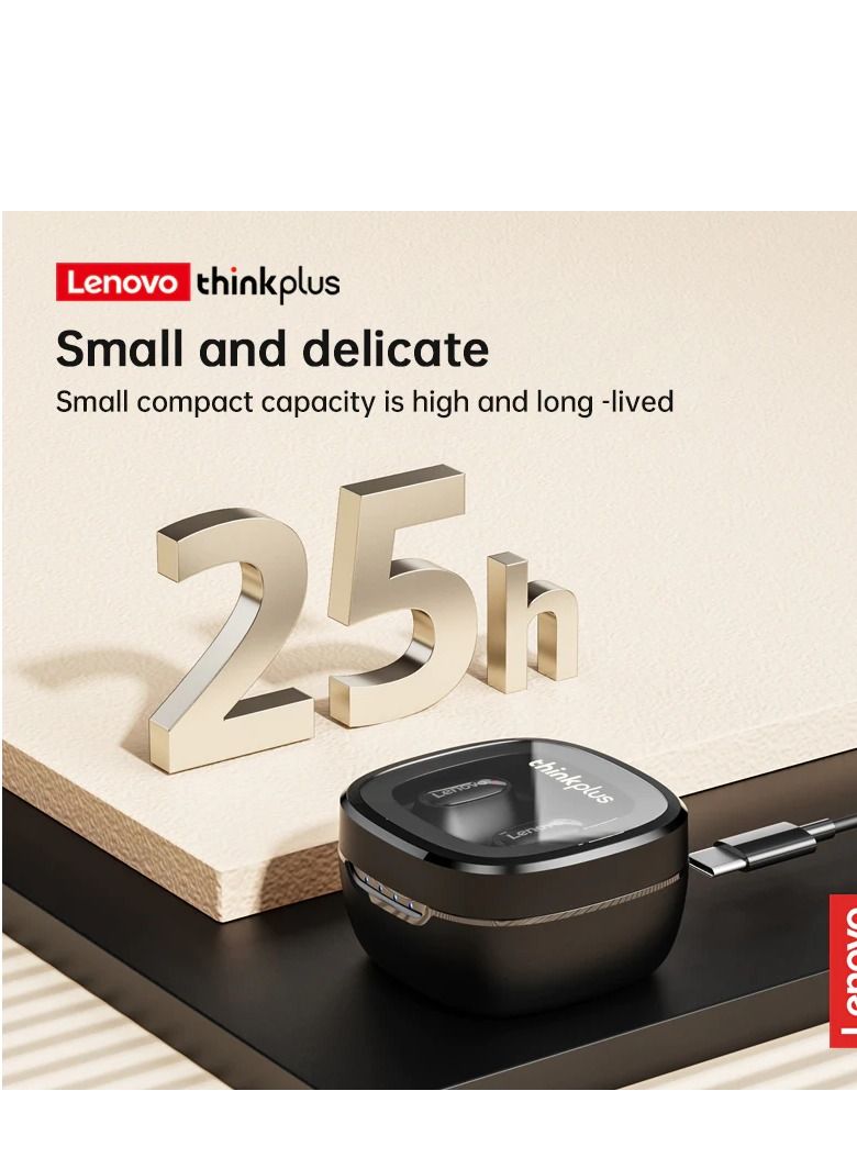 XT62 Bluetooth 5.3 Wireless Touch Lenovo Earbuds Low Latency HiFi Sports Headphones with Mic HD Call