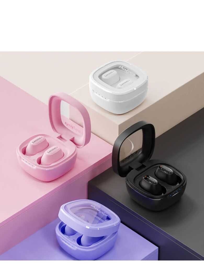 XT62 Bluetooth 5.3 Wireless Touch Lenovo Earbuds Low Latency HiFi Sports Headphones with Mic HD Call