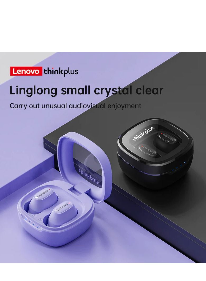 XT62 Bluetooth 5.3 Wireless Touch Lenovo Earbuds Low Latency HiFi Sports Headphones with Mic HD Call