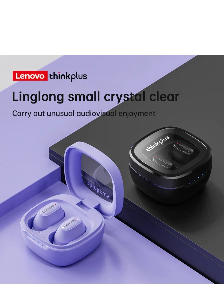 XT62 Bluetooth 5.3 Wireless Touch Lenovo Earbuds Low Latency HiFi Sports Headphones with Mic HD Call