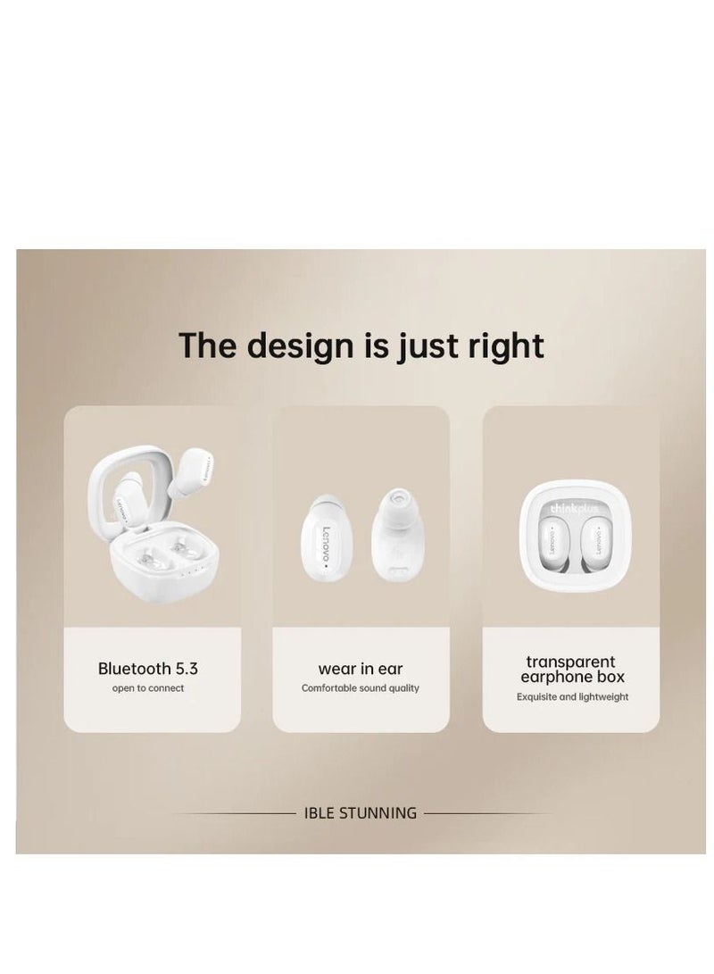 XT62 Bluetooth 5.3 Wireless Touch Lenovo Earbuds Low Latency HiFi Sports Headphones with Mic HD Call