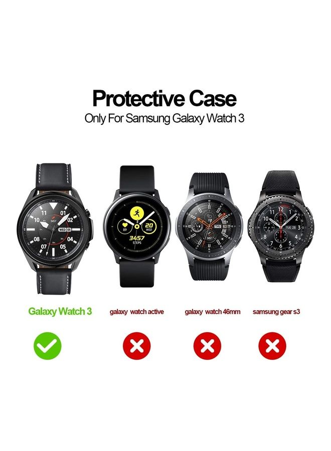 3-Piece Watch Case For Samsung Galaxy 41mm Multicolour