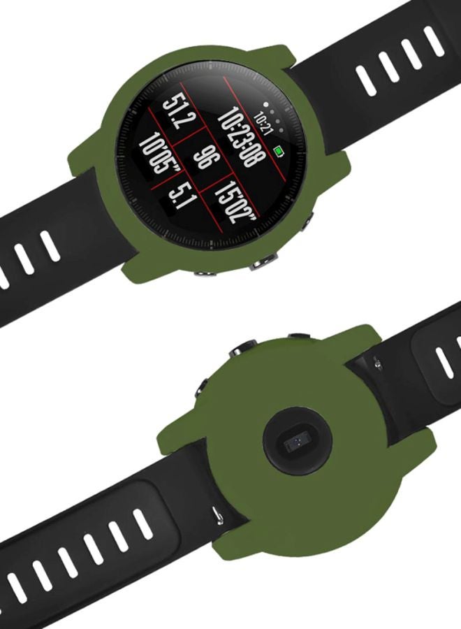 Stratos Silicone Watch Case Army Green