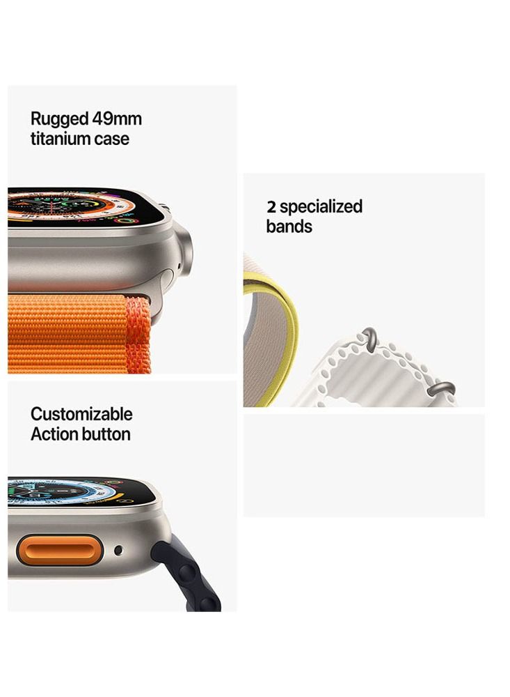 Smart Watch Ultra 49mm HD Display With Two Set Strap for Men's and Boys