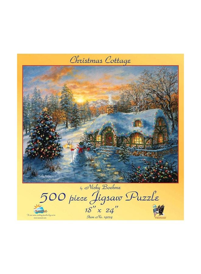 500-Piece Cottage Jigsaw Puzzle 19224