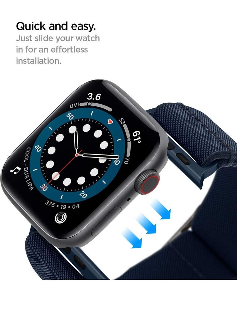 Lite Fit Band for Apple Watch Band Series 8 / 7 (41mm), Series 6/SE/5/4 (40mm) and Series 3/2/1 (38mm) - Navy