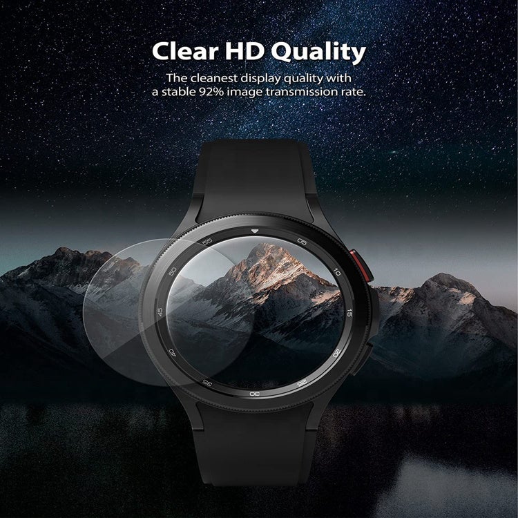Tempered Glass Screen Protector For Samsung Galaxy Watch 4 Classic 46mm Clear