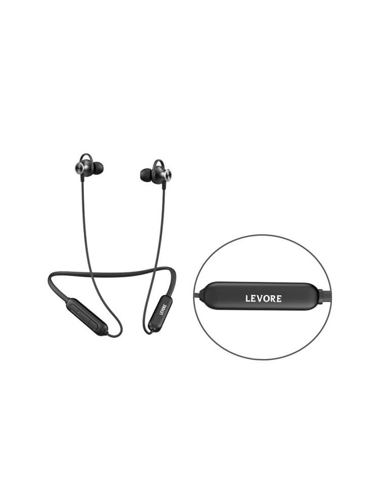 Levore in Ear Bluetooth Neckband- Black