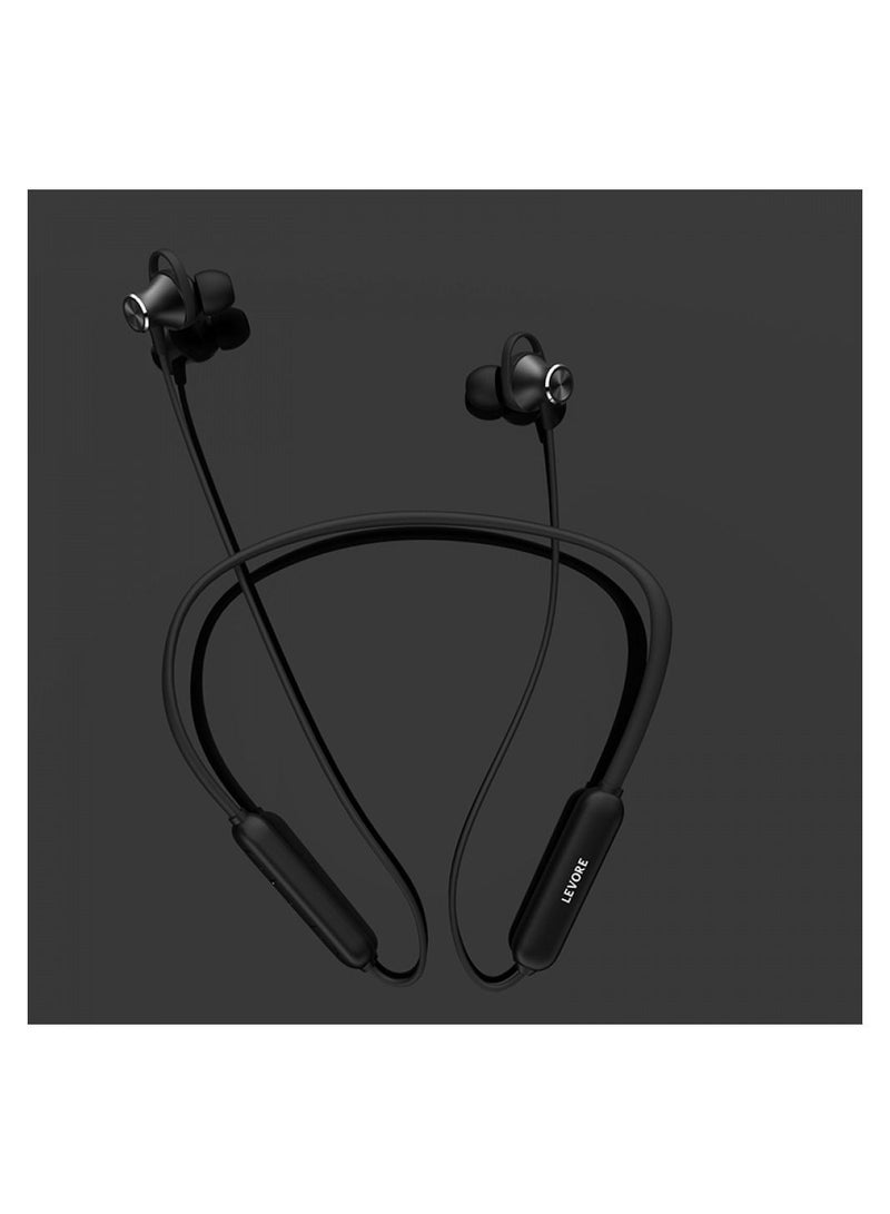 Levore in Ear Bluetooth Neckband- Black