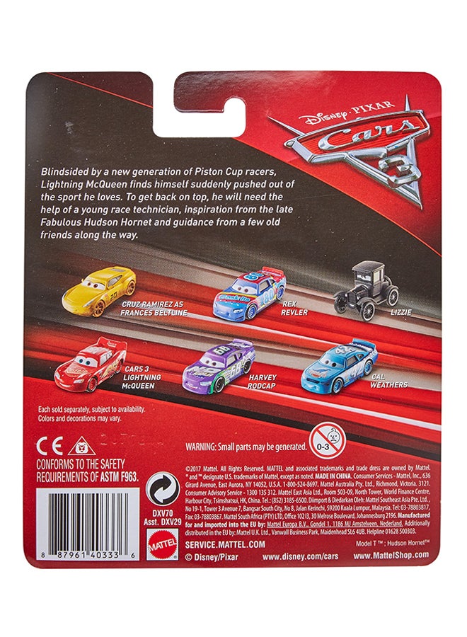 Disney Pixar Fabulous Doc Hudson With Stand Vehicle