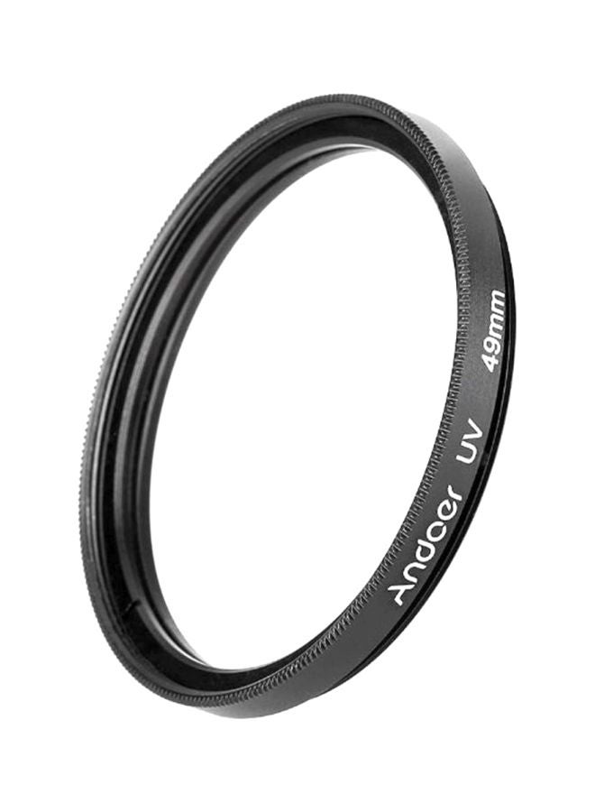 UV Protector Lens Filter 4.9cm Black/Clear