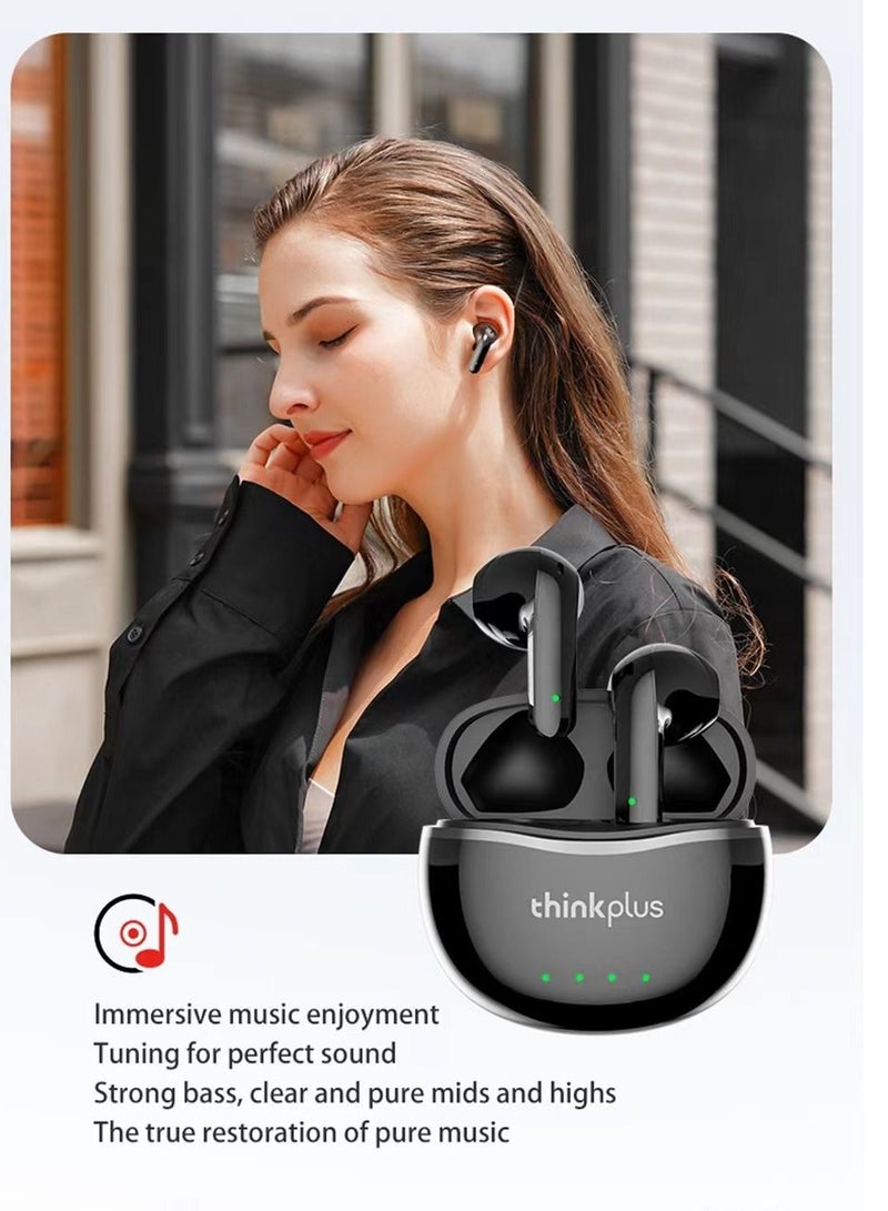 X16 Wireless Bluetooth 5.2 Lenovo Earbuds Hifi HD Sound Call Noise Reduction Touch Control Headphones
