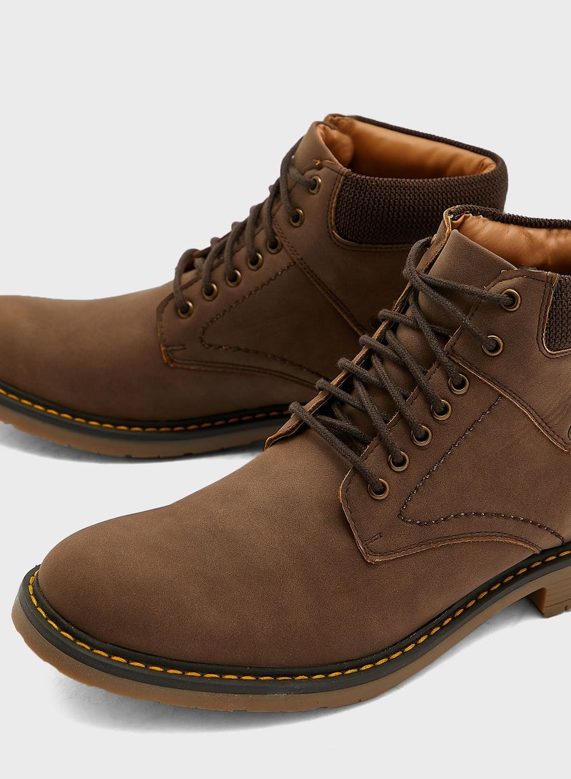 Casual Nubuck Boots