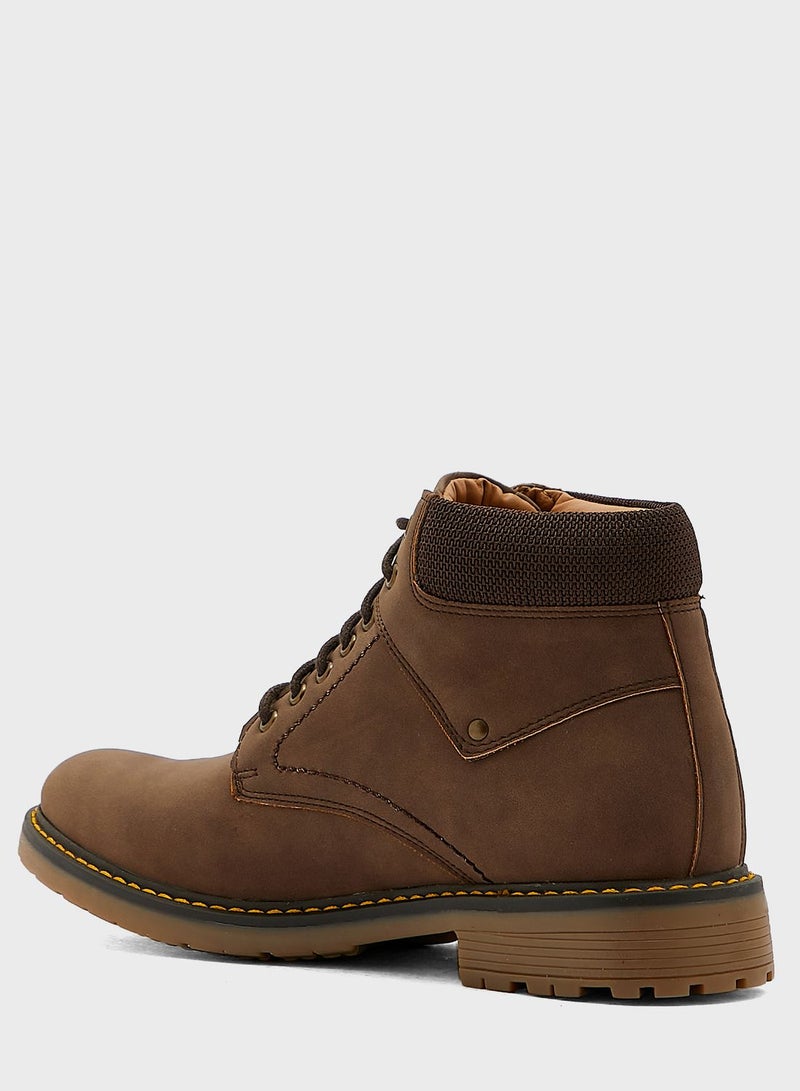 Casual Nubuck Boots