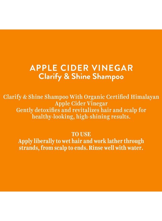 Apple Cider Vinegar Hair Shampoo For All Hair Types 300Ml (Pack Of 2)