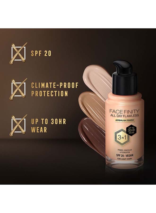 Facefinity All Day Flawless Foundation - C40 Light Ivory