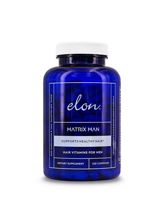 Matrix Man - Hair Growth Vitamins For Men - Saw Palmetto & Biotin Hair Vitamins For Thinning Hair - Men'S Hair Vitamin For Beard Growth - Hair Loss Supplement For Men (120 Caps)