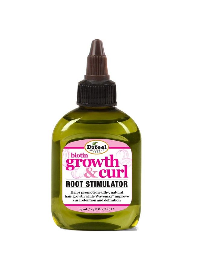 Growth & Curl Biotin Pro-Growth Root Stimulator 2.5 Oz. - Curly Hair Deep Treatment Hair Root Treatment For Curly Hair