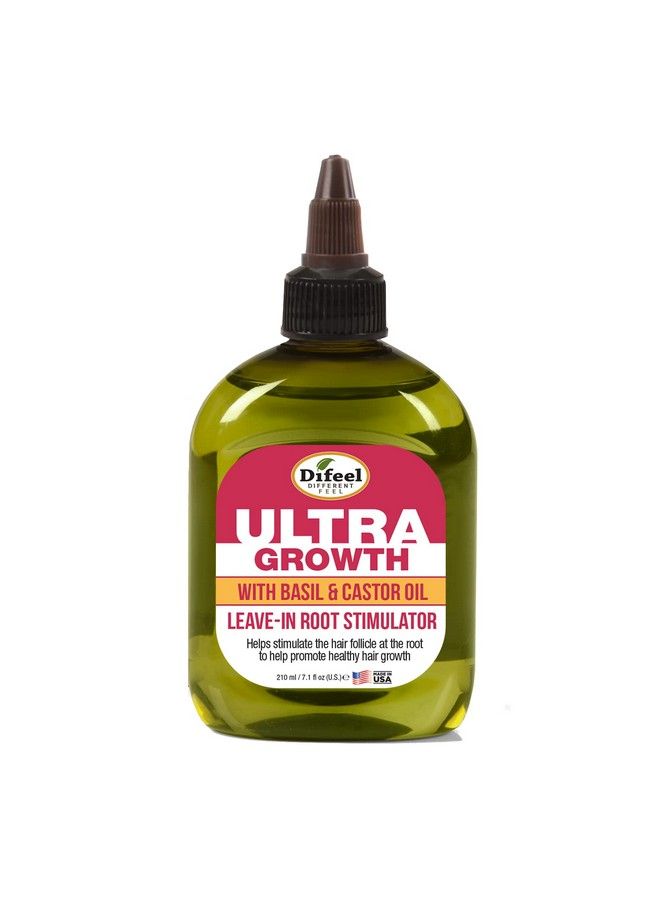 Ultra Hair Growth Oil Infused With Basil And Castor Oil 7.1 Ounce